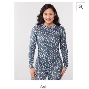 Kari Traa Fryd Long-Sleeve Base Layer Top and Pant Set, size Small